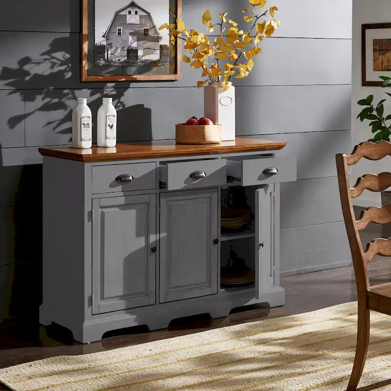 Eleanor Wood Cabinet Buffet Server by