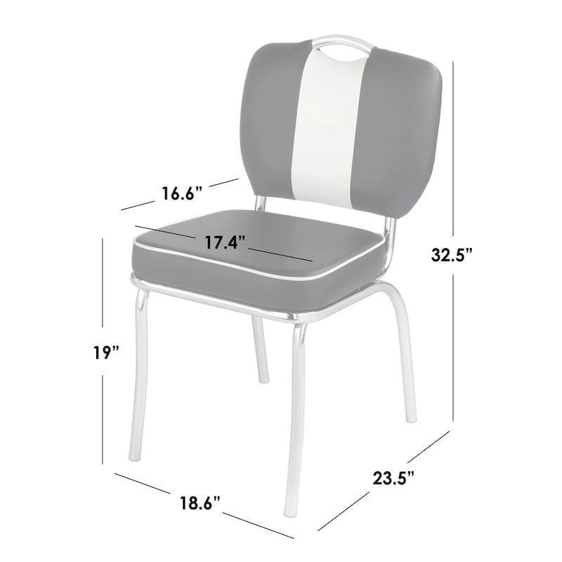Raleigh Retro Dining Chairs (Set of 2)