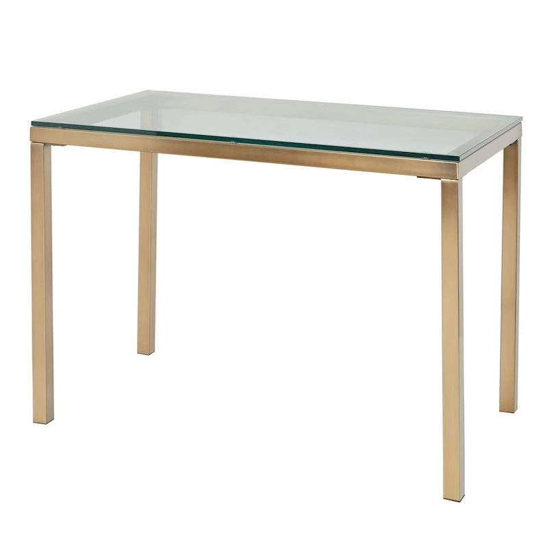Manhattan Gold Metal Desk