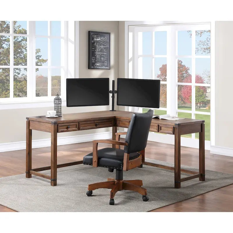 Baton Rouge L-Shape Desk