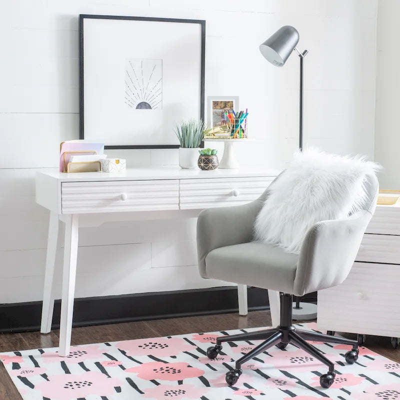 Whitney Wood 2 Drawer Office Desk