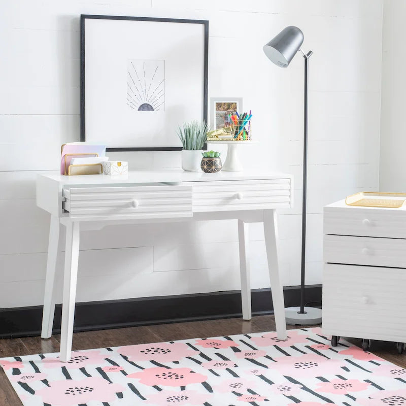 Whitney Wood 2 Drawer Office Desk