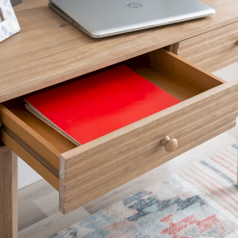 Whitney Wood 2 Drawer Office Desk