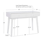 Whitney Wood 2 Drawer Office Desk