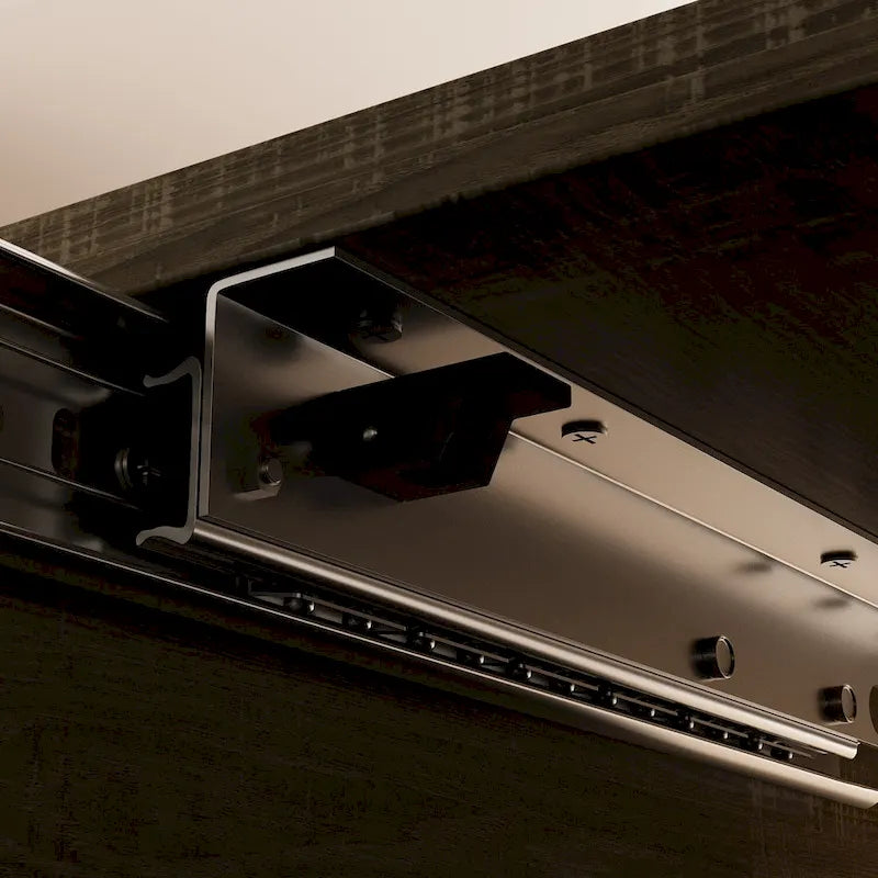 63-78.7 Extendable Dining Table, Wood Finish Office Meeting Table