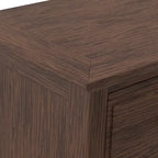Modern Mission Queen Bedroom Set with 2 Nightstands and 1 Dresser with Mirror