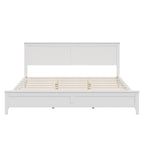 Modern Solid Wood Platform Bed