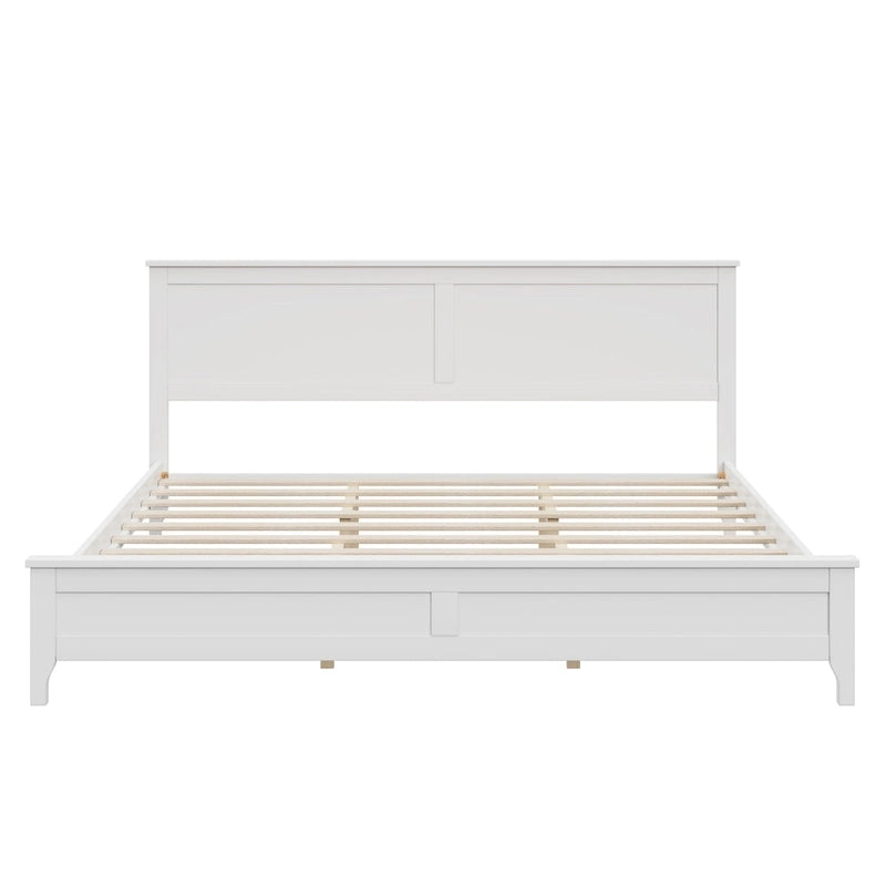 Modern Solid Wood Platform Bed