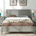Modern Solid Wood Platform Bed