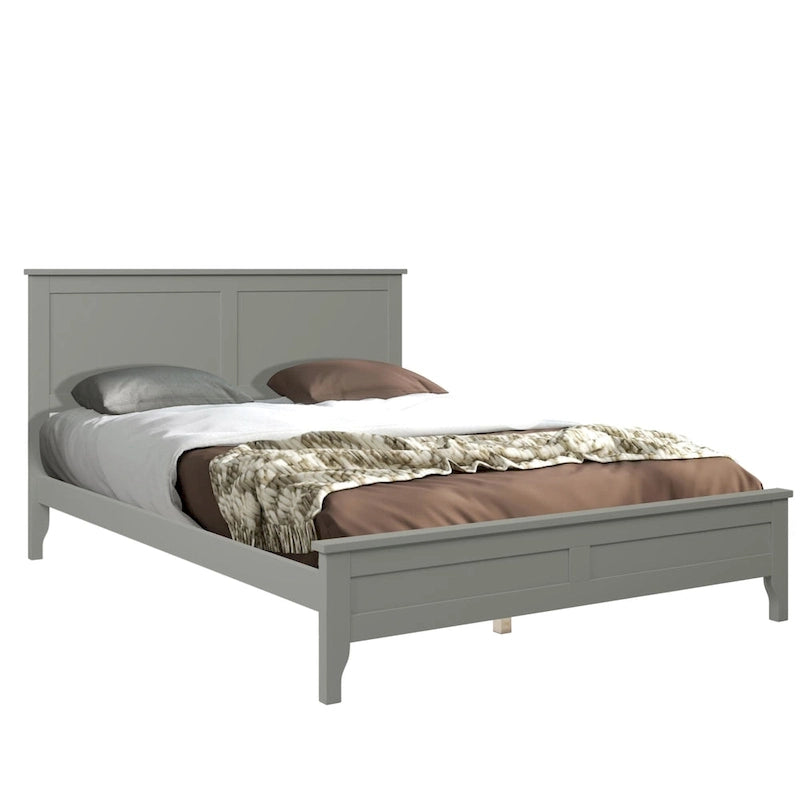 Modern Solid Wood Platform Bed