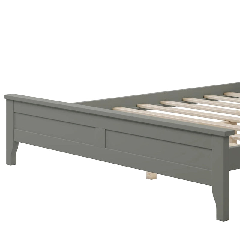 Modern Solid Wood Platform Bed