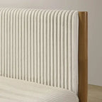 Vichy Platform Bed, Light Walnut, Queen