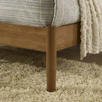 Vichy Platform Bed, Light Walnut, Queen