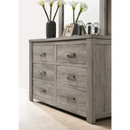 Rousham Garden Weathered Grey Wood 6-piece Bedroom Set