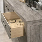 Rousham Garden Weathered Grey Wood 6-piece Bedroom Set