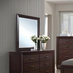 Warwick Brown and Dark Cocoa 4-piece Upholstered Bedroom Set