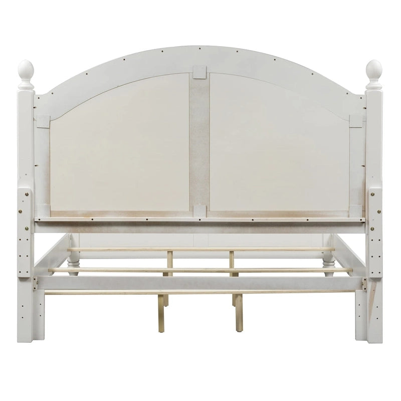 I Oyster White King Poster Headboard