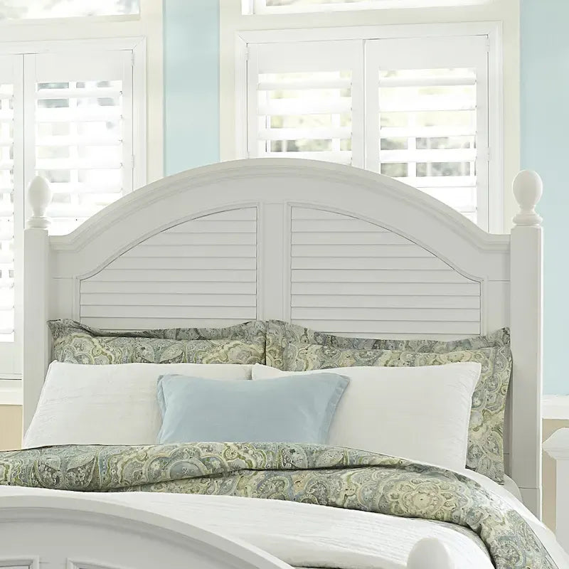 I Oyster White King Poster Headboard
