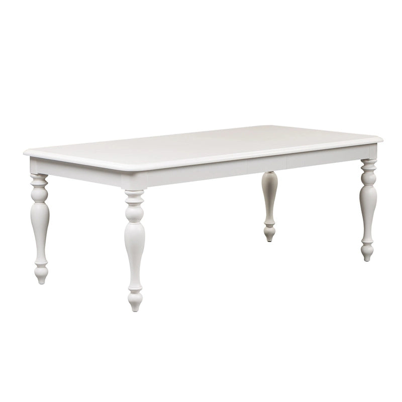 Oyster White 7 Piece Rectangular Table Set