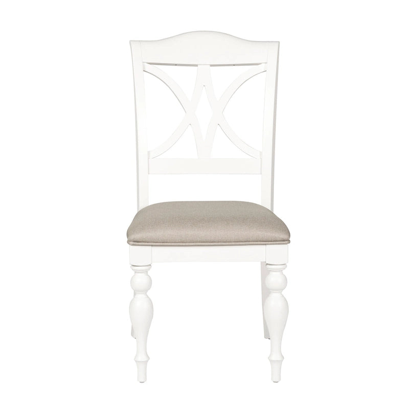 Oyster White 7 Piece Rectangular Table Set