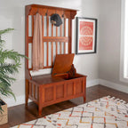 Yellowstone Entryway Hall Tree Storage Bench