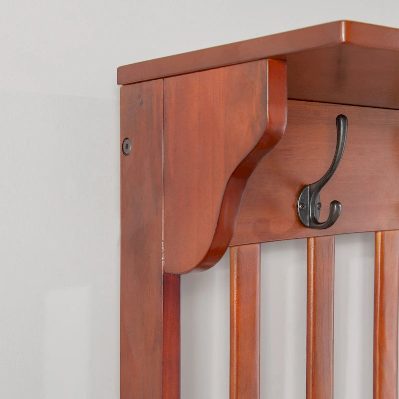 Yellowstone Entryway Hall Tree Storage Bench