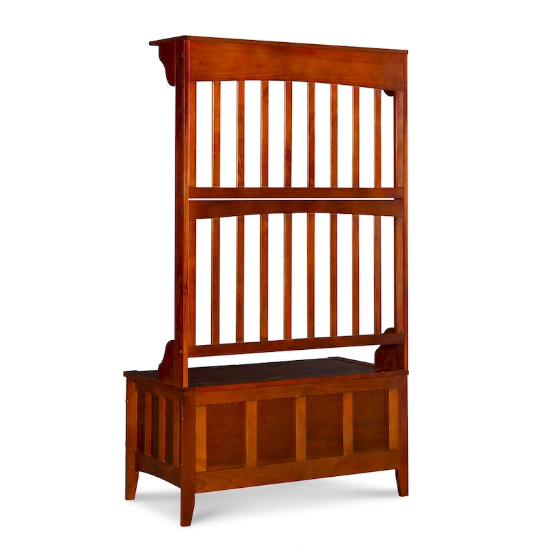 Yellowstone Entryway Hall Tree Storage Bench
