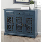 StyleCraft Archer Ridge Navy Blue 3 Drawer with 2 Door Sideboard