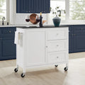 Crosley Soren Granite Top Kitchen Island/Cart - 18.13d x 42.13w x 37.5h