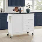 Crosley Soren Granite Top Kitchen Island/Cart - 18.13d x 42.13w x 37.5h