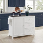 Soren Granite Top Kitchen Island/Cart - 18.13d x 42.13w x 37.5h