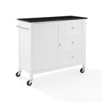 Soren Granite Top Kitchen Island/Cart - 18.13d x 42.13w x 37.5h