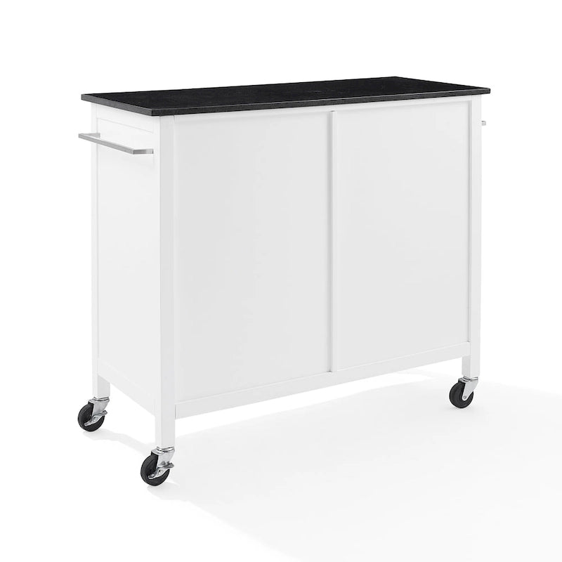 Crosley Soren Granite Top Kitchen Island/Cart - 18.13d x 42.13w x 37.5h