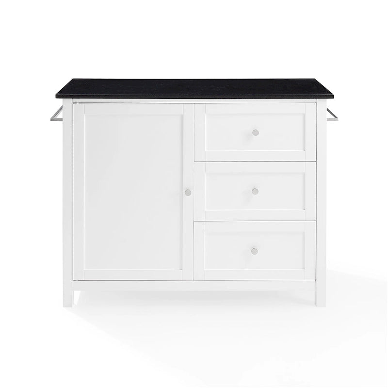 Crosley Soren Granite Top Kitchen Island/Cart - 18.13d x 42.13w x 37.5h