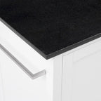 Crosley Soren Granite Top Kitchen Island/Cart - 18.13d x 42.13w x 37.5h
