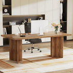63-Inch Modern Executive Desk Large Office Computer Desk Writing Table