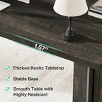 63-Inch Modern Executive Desk Large Office Computer Desk Writing Table