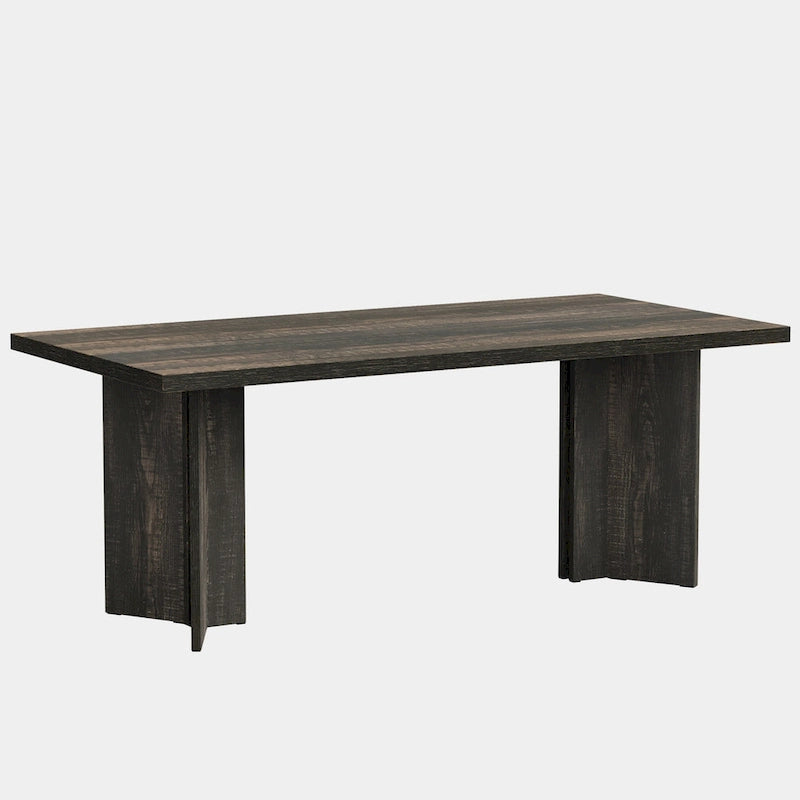 63-Inch Modern Executive Desk Large Office Computer Desk Writing Table