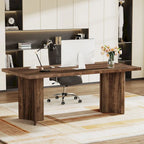 63-Inch Modern Executive Desk Large Office Computer Desk Writing Table