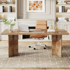 63-Inch Modern Executive Desk Large Office Computer Desk Writing Table