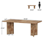 63-Inch Modern Executive Desk Large Office Computer Desk Writing Table