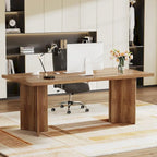 63-Inch Modern Executive Desk Large Office Computer Desk Writing Table