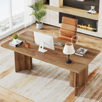 63-Inch Modern Executive Desk Large Office Computer Desk Writing Table