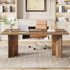 63-Inch Modern Executive Desk Large Office Computer Desk Writing Table