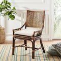 Azrielle Coastal Rattan Cushion Chair - 22 W x 24 L x 37 H - 22W x 24D x 37H