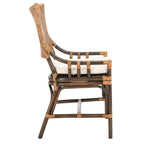 Azrielle Coastal Rattan Cushion Chair - 22 W x 24 L x 37 H - 22W x 24D x 37H