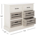 SAFAVIEH Saadia Removable 6-Drawer Storage Chest - 31 W x 12.5 L x 26 H - 31Wx13Dx26H