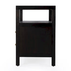 Nora 2-Drawer Wood Wide Nightstand