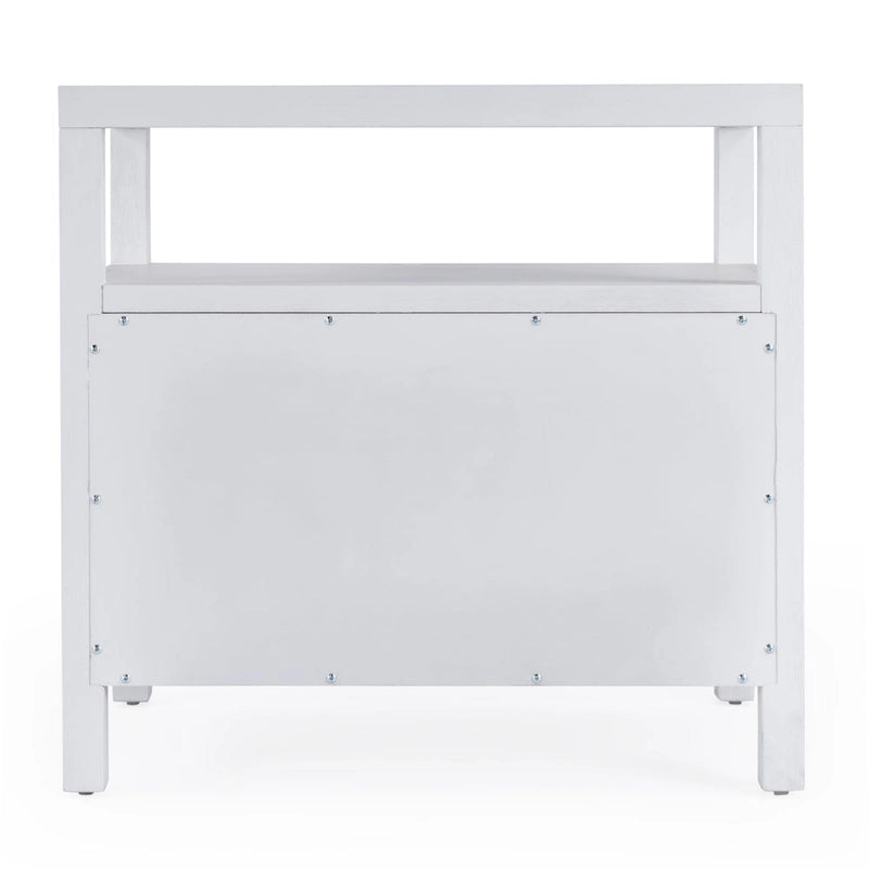 Nora 2-Drawer Wood Wide Nightstand
