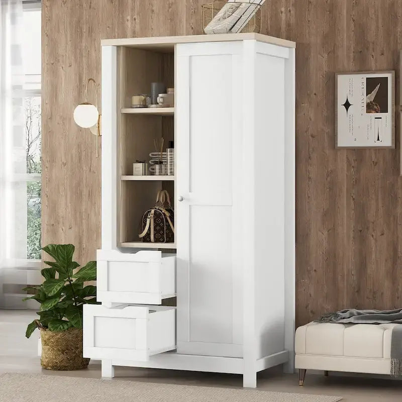Storage Wardrobe with Sliding Door by &Bright Designs